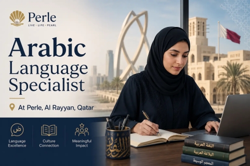 Arabic Language Specialist At  Perle, Al Rayyan, Qatar - Apply Now