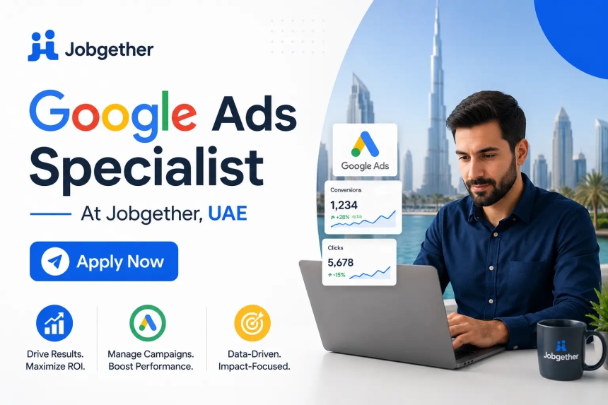 Google Ads Specialist At Jobgether, UAE - Apply Now